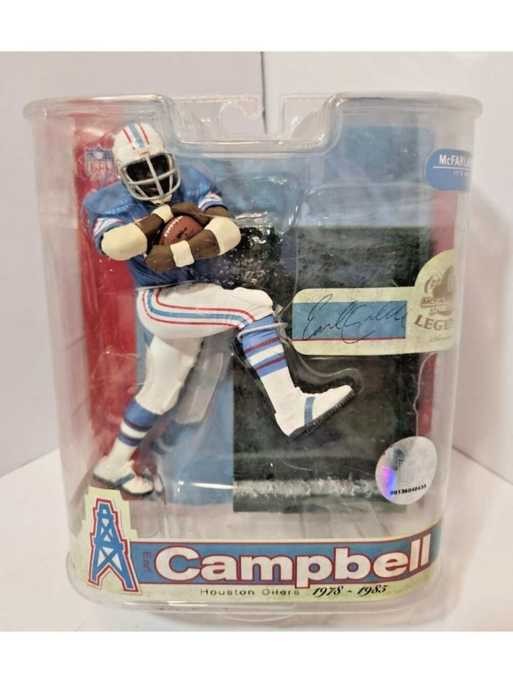 McFarlane NFL Legends Houston Oilers #34 Earl Campbell Series 3 New Sealed